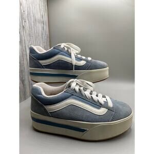 Vintage Pristine Rare 80’s 90’s Plat Old Skool Platform Woman’s Vans Sneaker 7